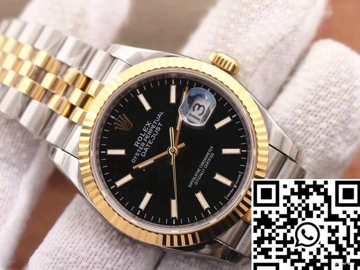 Dial EW Factory Datejust Rolex 126233 Black 1103